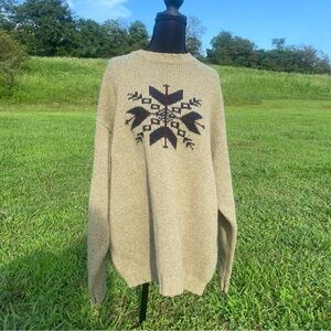 v i n t a g e :: Abercrombie Slouchy Natural Wool Grandpa Knit Sweater